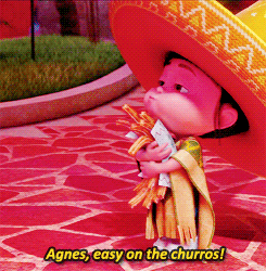 No Churros For You GIF - Despicable Me Agnes Churros GIFs