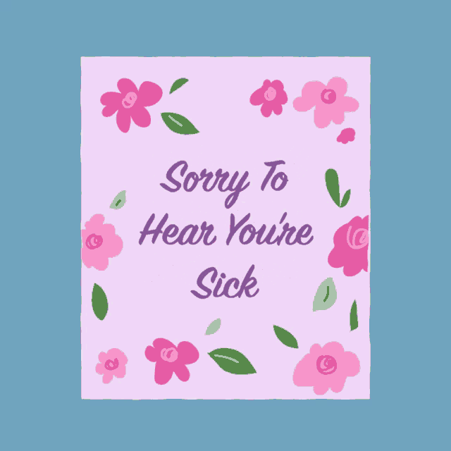 Hallmark Card Sorry To Hear Your Sick GIF - Hallmark Card Sorry To Hear Your Sick Sorry To Hear GIFs