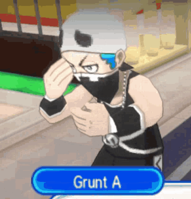Pokemon Grunt GIF - Pokemon Grunt Explaining GIFs
