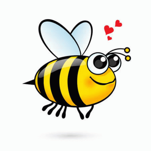 Bee Love GIF - Bee Love Corazon GIFs