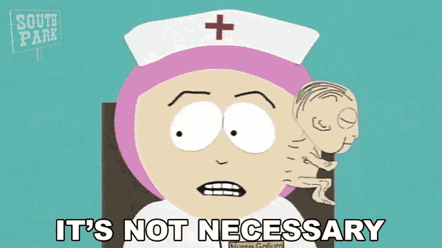 Its Not Necessary Nurse Gollum GIF