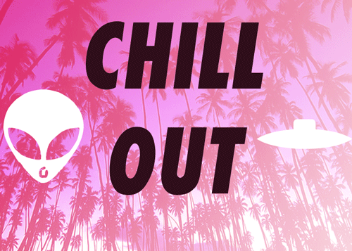 Alien GIF - Chill Out Calm Down Relax GIFs