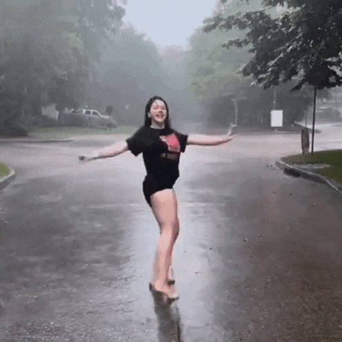 Dancing In The Rain Funny Dance GIF - Dancing In The Rain Funny Dance Dancing GIFs
