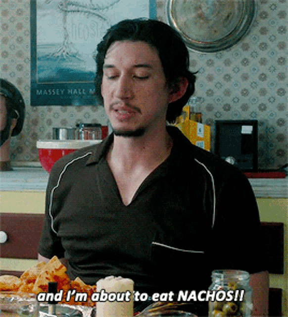 Nachos Adam Driver GIF - Nachos Adam Driver About To Eat GIFs