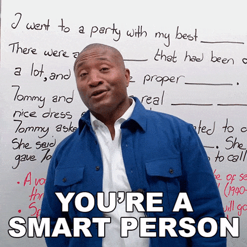 You'Re A Smart Person James GIF - You'Re A Smart Person James Engvid GIFs