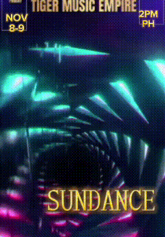 a poster for the sundance music festival