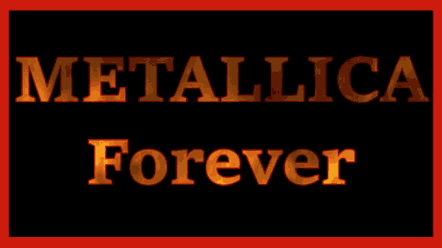Metallica Metallica Forever GIF - Metallica Metallica Forever Heavy Metal GIFs