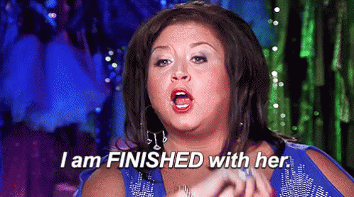 So Done GIF - Abby Lee Miller Dance Moms I Am Finished With Her GIFs