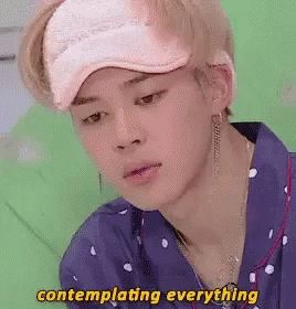 Jimin Contemplating Everything GIF - Jimin Contemplating Everything Me At Any Given Moment GIFs