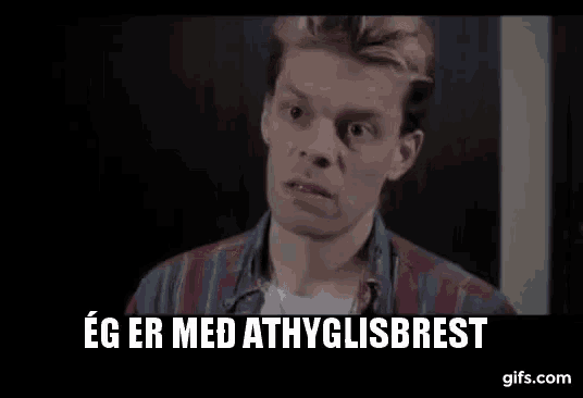 Athyglisbrestur Adhd GIF