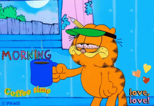 Goodmorning Coffee Time GIF - Goodmorning Coffee Time Garfield GIFs
