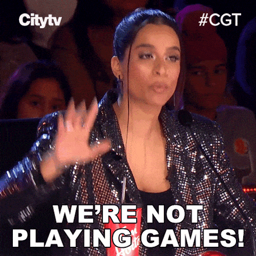 We'Re Not Playing Games Lilly Singh GIF - We'Re Not Playing Games Lilly Singh Canada'S Got Talent GIFs