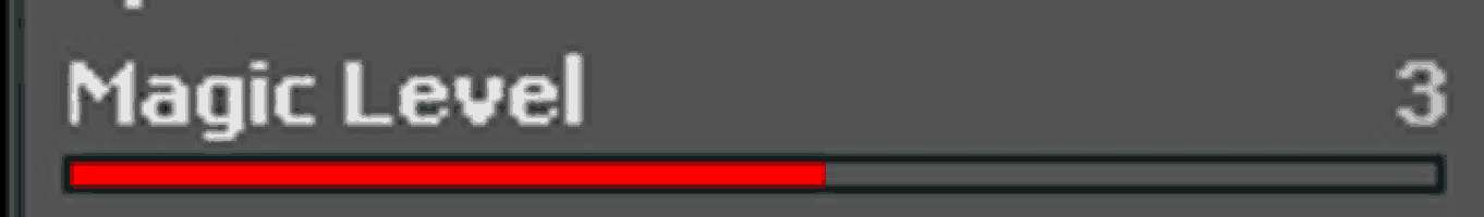 a gray background with the words magic level 3