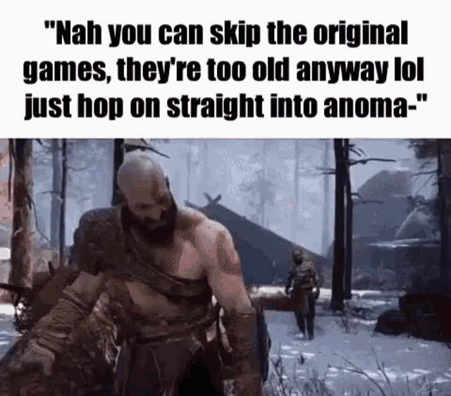 nah you can skip the original games , they 're too old anyway lol just hop on straight into anona .