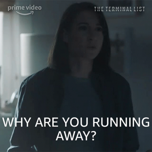 Why Are You Running Away Anne Howard GIF