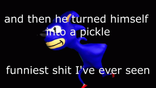 Sonic Pickle GIF - Sonic Pickle Meme GIFs