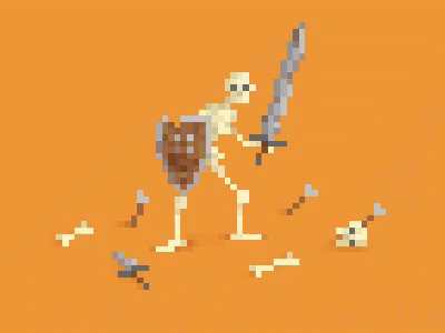 Skeleton Pixel GIF - Skeleton Pixel GIFs