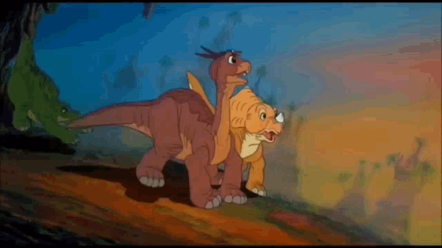 The Land Before Time The Great Valley GIF - The Land Before Time The Great Valley Dinosaurs GIFs