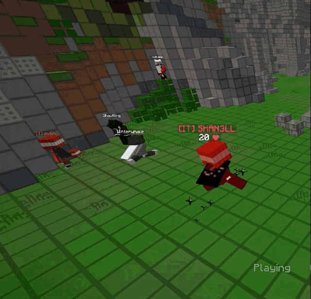 a screenshot of a minecraft game with amanda62302127 at the bottom