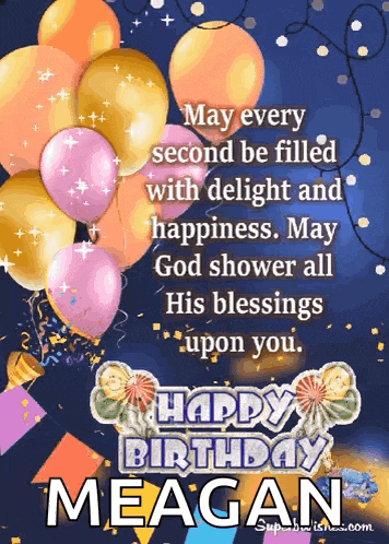 may every second be filled with delight and happiness may god shower all his blessings upon you .