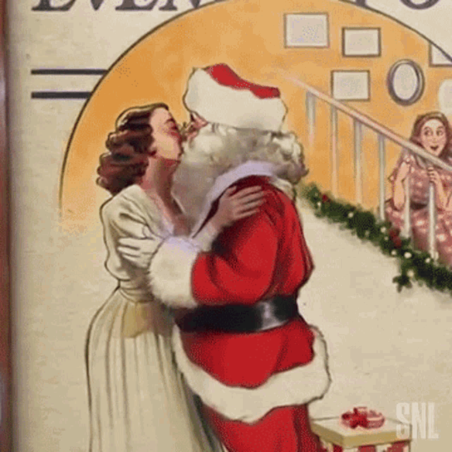 I Saw Mommy Kissing Santa Claus Shocked GIF - I Saw Mommy Kissing Santa Claus Kissing Shocked GIFs