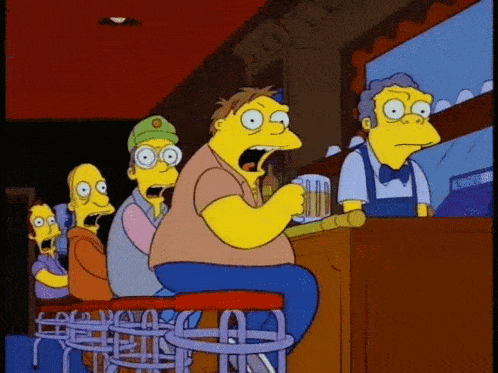 The Simpsons Moe Syzlack GIF - The Simpsons Moe Syzlack Good Good GIFs