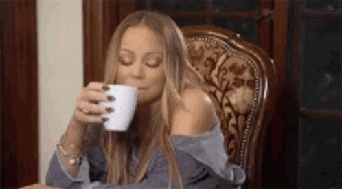 Mariah Carey Tea GIF - Mariah Carey Tea Drinking Tea GIFs