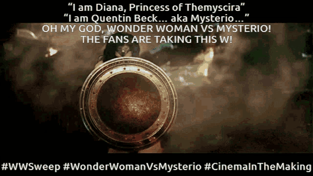 a poster that says " i am diana princess of themyscira "