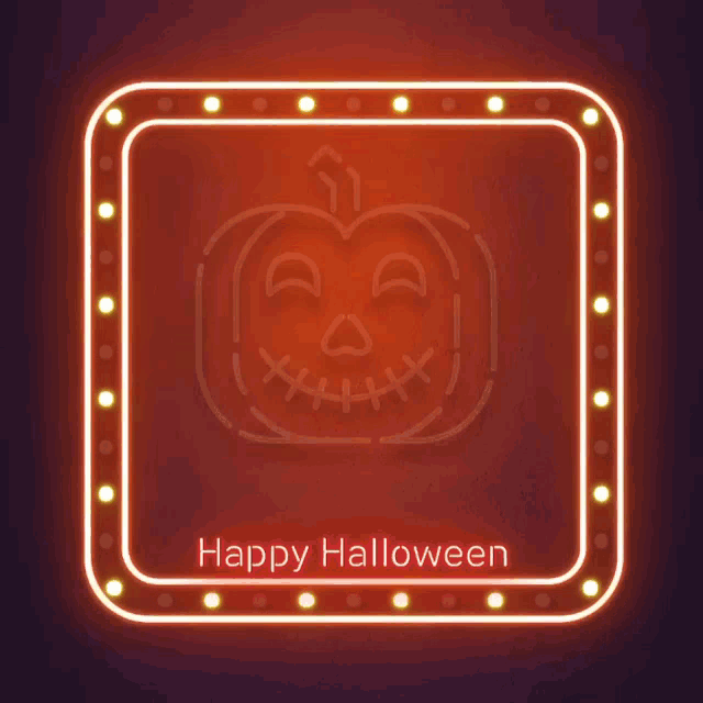 Halloween Pumpkin GIF - Halloween Pumpkin Neon GIFs