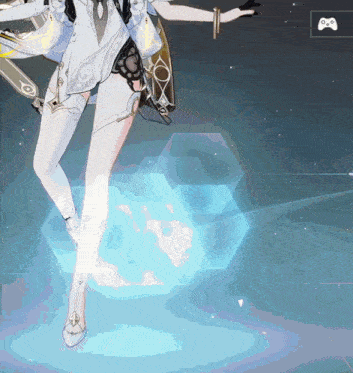 a video game character 's legs are shown in a close up