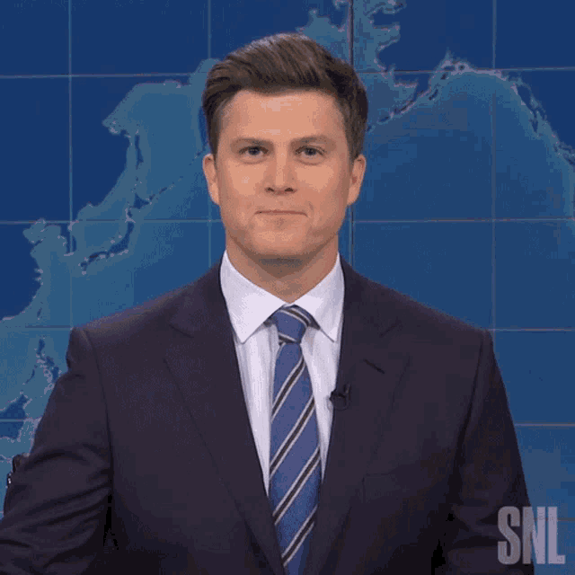 Trying Not To Laugh Colin Jost GIF - Trying Not To Laugh Colin Jost Thats Funny GIFs