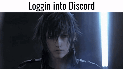 Loggin Into Discord Final Fantasy Xv GIF - Loggin Into Discord Final Fantasy Xv Noctis GIFs
