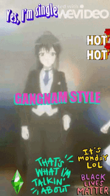 Single Gangnam Style GIF - Single Gangnam Style Black Lives Matter GIFs