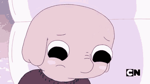 a cartoon character with a cn logo on the bottom