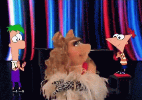 Miss Piggy Phineas And Ferb GIF