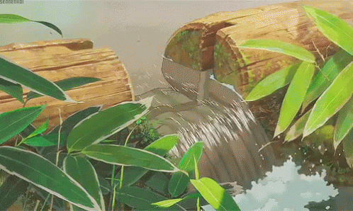 Anime Water GIF - Anime Water Nature GIFs