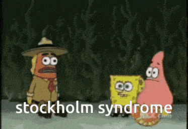 Squidward Stockholm Syndrome GIF - Squidward Stockholm Syndrome All Hail The Magic Conch GIFs