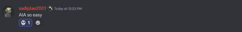 a screenshot of a discord conversation between aa so easy and sadplae2801