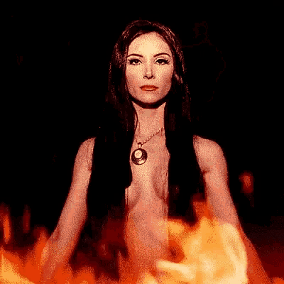 Elaine Parks Love Witch GIF - Elaine Parks Love Witch On Fire GIFs