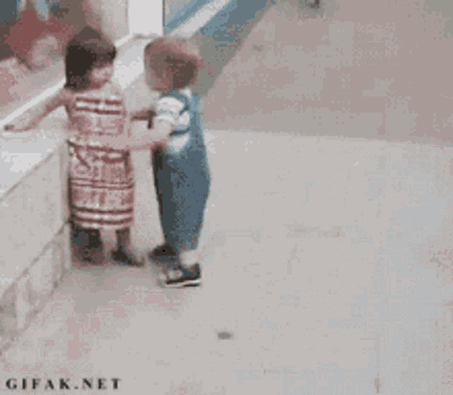 Kids Try To Hug GIF - Kids Try To Hug Dont Touch Me GIFs