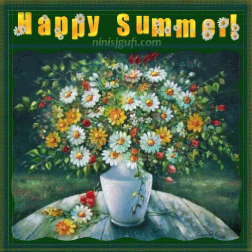 Happy Summer June GIF - Happy Summer June Chamomile GIFs