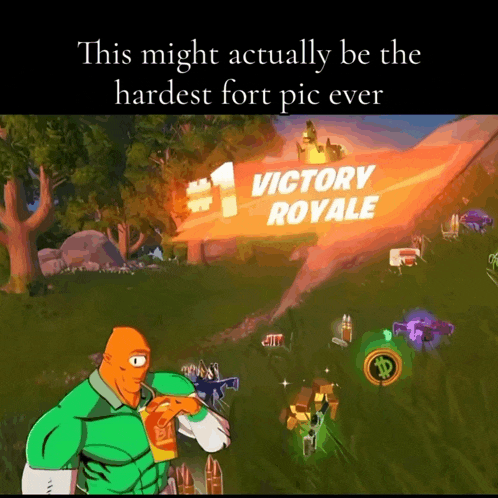 a picture of a video game with the words " this might actually be the hardest fort pic ever " on it