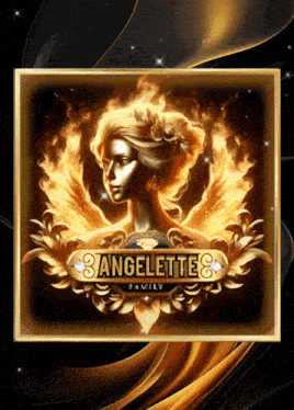a picture of a woman with wings and the words 3 angelettes family on it
