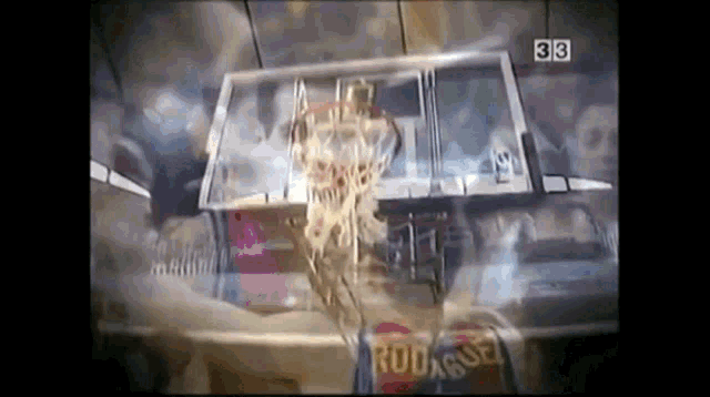 a video of a basketball game with the number 33 in the corner