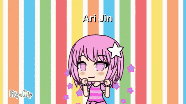 ari jin is the name of the girl in the picture