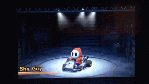 Shy Guy Mario Kart GIF - Shy Guy Mario Kart Mario Kart7 GIFs