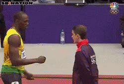 Pound It GIF - Usain Bolt Fist Bump GIFs