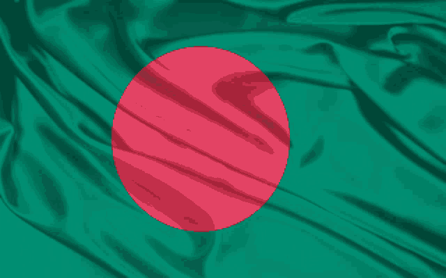 the flag of bangladesh has a red circle in the middle
