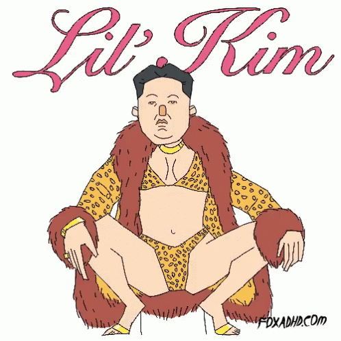 Kim Jong Un Lil Kim GIF - Kim Jong Un Lil Kim GIFs