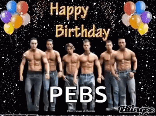 Happy Birthday Pebs GIF - Happy Birthday Pebs Balloons GIFs